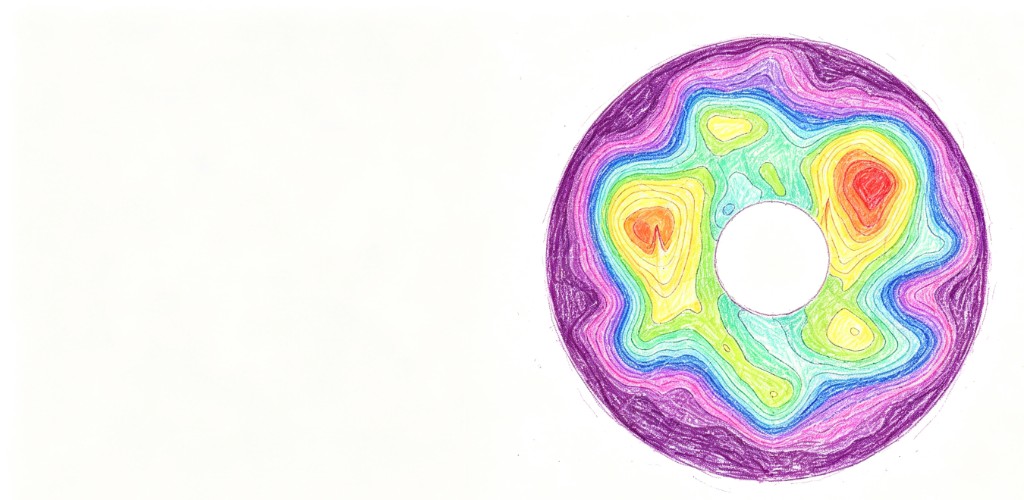 Rotating annulus flow visualization